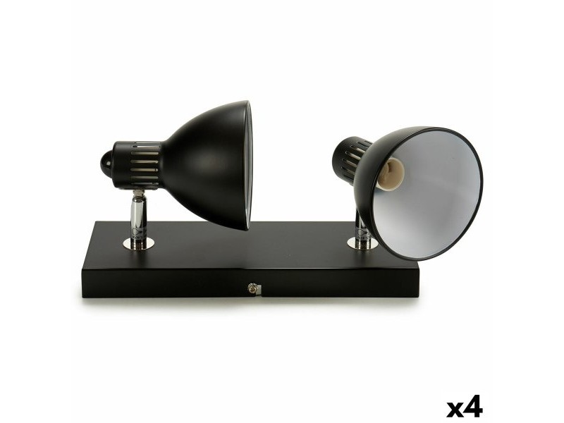 Полилей Grundig Черен Метал 40 W 15 x 9 x 32 cm E14 (4 броя)