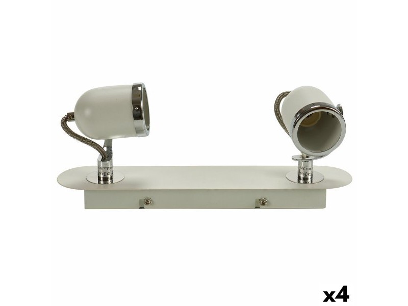 Полилей Grundig Бял Метал 50 W 8 x 13 x 31 cm GU10 (4 броя)