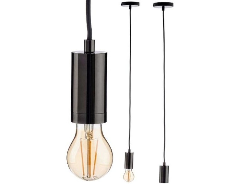 Полилей Gift Decor Черен 60 W (6 броя)