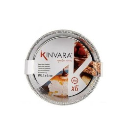 Комплект подноси за Храна Kinvara за еднократна употреба Кръгъл 12 броя