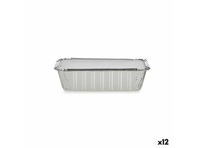 Комплект подноси за Храна Kinvara за еднократна употреба С капак 12 броя