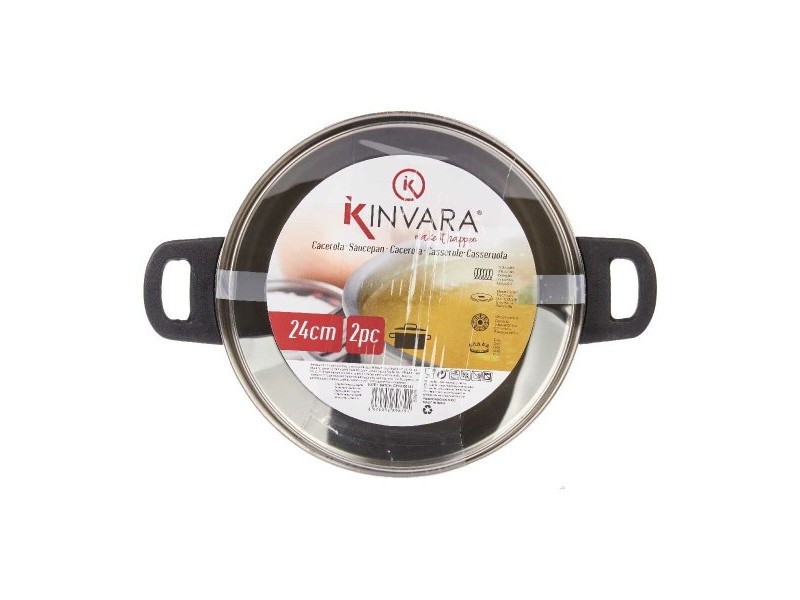 Касерола със Стъклен Капак Kinvara