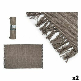 Килим Gift Decor Кафяв 120 x 80 x 1 cm 10 x 40 x 10 cm (2 броя)