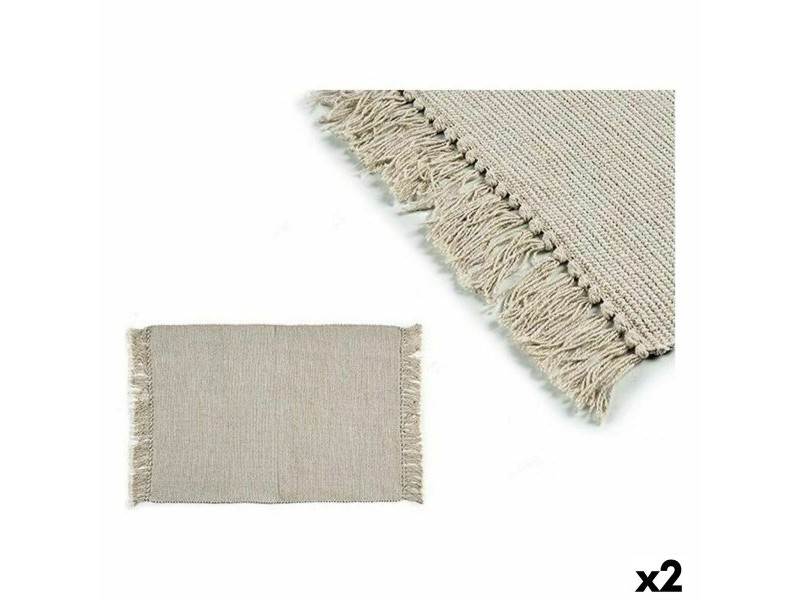 Килим Gift Decor Бежов 80 x 120 cm 10 x 40 x 10 cm (2 броя)