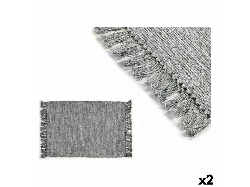 Килим Gift Decor Сив 10 x 10 x 40 cm 80 x 120 cm 10 x 40 x 10 cm (2 броя)