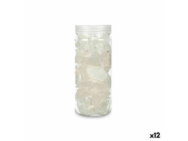 Декоративни Камъни Gift Decor Бял 600 g Кварц (12 броя)