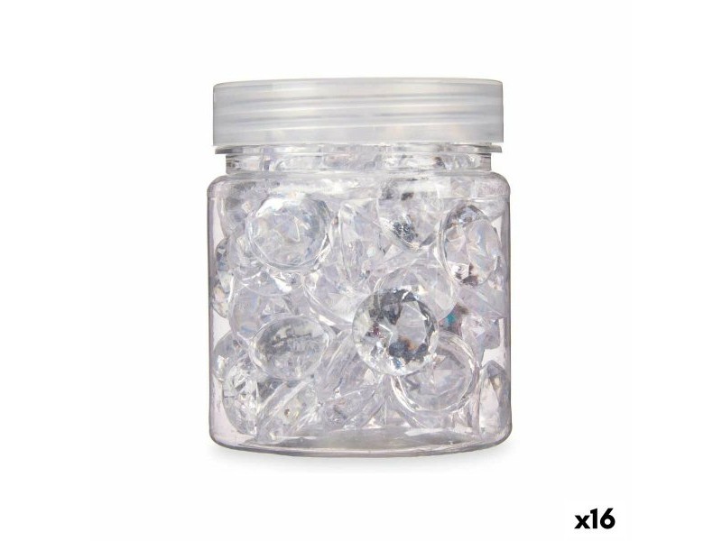 Декоративни Камъни Gift Decor Прозрачен 150 g Диамант (16 броя)