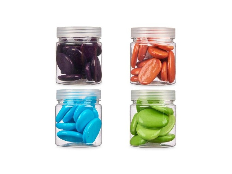 Декоративни Камъни Gift Decor Син Зелен Лилав Оранжев 280 g (12 броя)