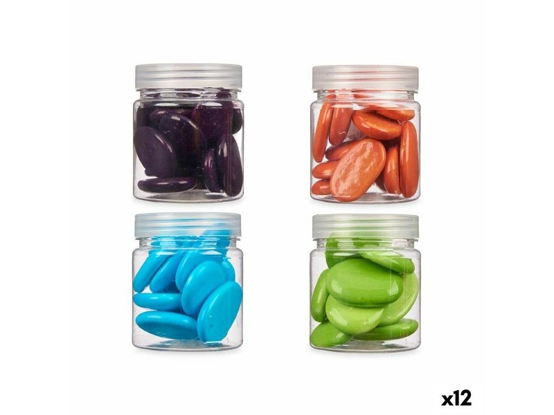 Декоративни Камъни Gift Decor Син Зелен Лилав Оранжев 280 g (12 броя)