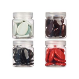 Декоративни Камъни Gift Decor Бял Кафяв Черен Червен 280 g (12 броя)