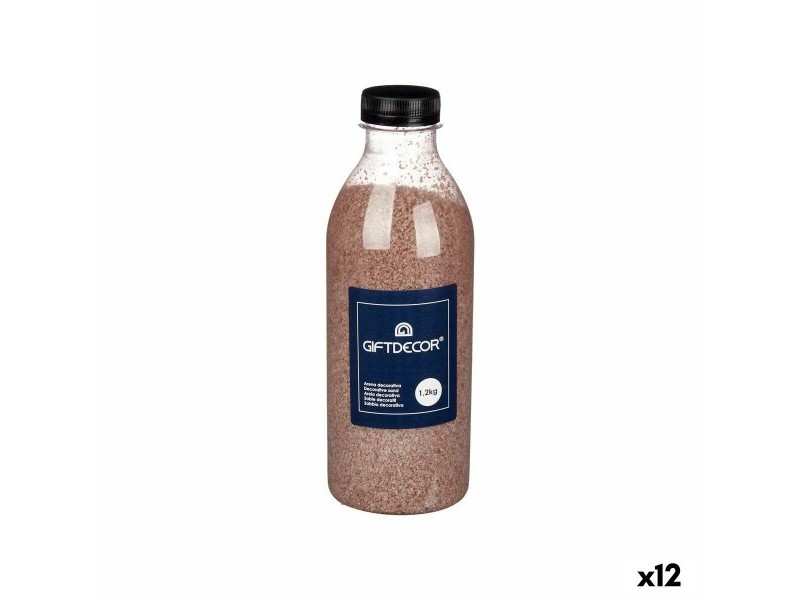 Декоративен пясък Gift Decor Кафяв 1,2 kg 7,5 x 21,8 x 7,5 cm (12 броя)
