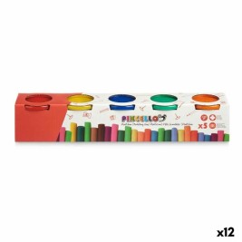 Игра от Пластелин Pincello Жълт Син Червен Зелен Оранжев (12 броя)