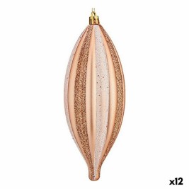 Комплект Коледни Декорации Krist+ Мед PVC Разтеглен 3 x 3 x 18 cm 8,5 x 19 x 3 cm (12 броя)