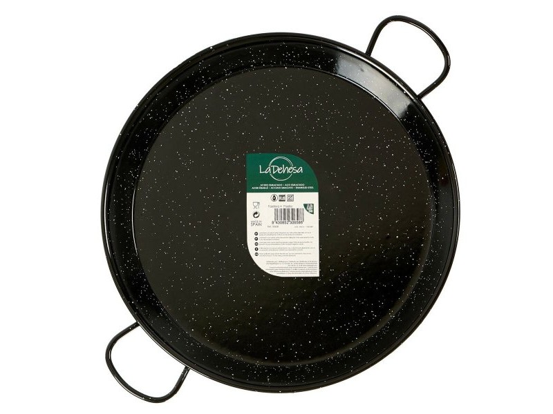 Тиган La Dehesa Черен Емайлирана Стомана Ø 38 cm 51 x 6 x 39 cm (6 броя)