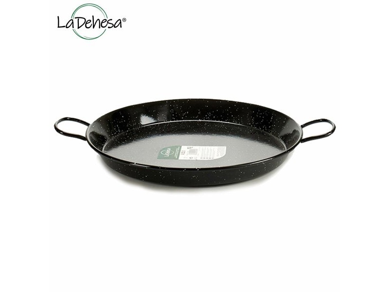 Тиган La Dehesa Черен Емайлирана Стомана Ø 38 cm 51 x 6 x 39 cm (6 броя)