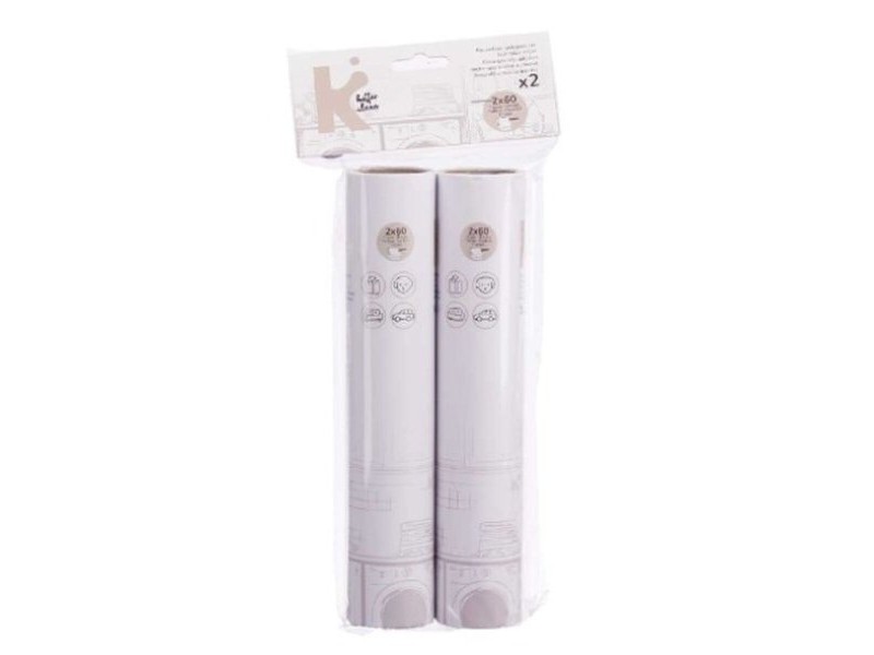 Лента за премахване на власинки Бял 24 x 19 cm 14 x 31 x 4,5 cm Замяна (12 броя)