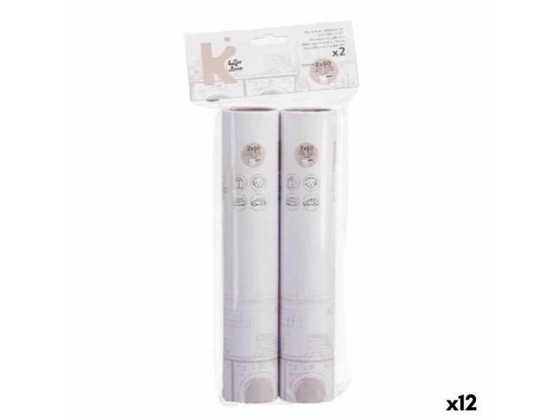 Лента за премахване на власинки Бял 24 x 19 cm 14 x 31 x 4,5 cm Замяна (12 броя)