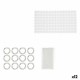 Комплект за Баня Berilo Прозрачен PVC полиетилен EVA 28 x 42 x 6 cm (12 броя)