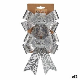 Примка Krist+ Сребрист Принтиран 15 x 4 x 16 cm 15 x 28 x 4 cm Коледна Украса (12 броя)
