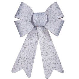 Ласо Krist+ Сребрист Точки 16 x 24 x 4 cm Коледна Украса (12 броя)