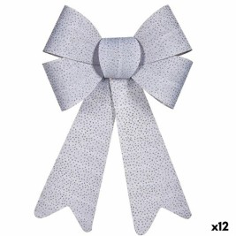 Ласо Krist+ Сребрист Точки 16 x 24 x 4 cm Коледна Украса (12 броя)