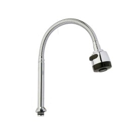 Kitchen Tap Kinvara Черен Сребрист Гума Метал Пластмаса Разтяга Мултифункционалност (12 броя)