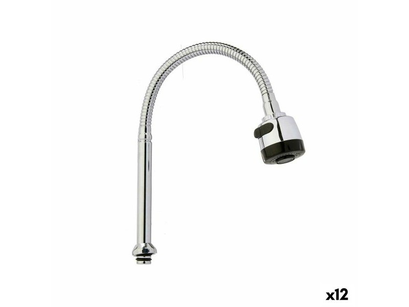 Kitchen Tap Kinvara Черен Сребрист Гума Метал Пластмаса Разтяга Мултифункционалност (12 броя)