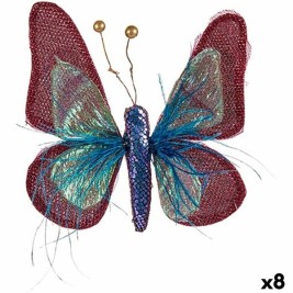 Декоративна фигурка Krist+ Син Розов Пеперуди 14 x 3 x 18 cm (8 броя)