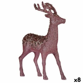Коледен елен Krist+ Розов Коледен елен 15 x 45 x 30 cm (8 броя)