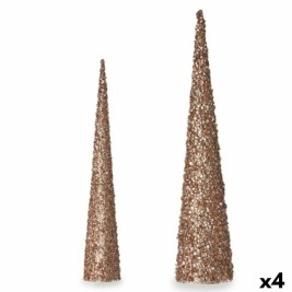 Коледна Украса Krist+ Бронз Златен Конуси 9,5 x 60 x 9,5 cm пайети (4 броя)