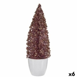 Коледно дърво Krist+ Розов Златен Пластмаса Коледно дърво 9 x 28 x 9 cm (6 броя)