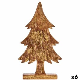 Декоративна фигурка Krist+ Златен Коледно дърво 5 x 39 x 22 cm (6 броя)