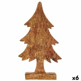 Декоративна фигурка Krist+ Златен Коледно дърво 5 x 31 x 15,5 cm (6 броя)