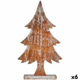 Декоративна фигурка Krist+ Сребрист Сребро Коледно дърво 5 x 49,5 x 26 cm (6 броя)
