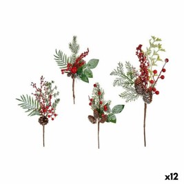 Коледна Украса Krist+ Кафяв Червен Зелен Червени плодове 20 x 39 x 6 cm (12 броя)