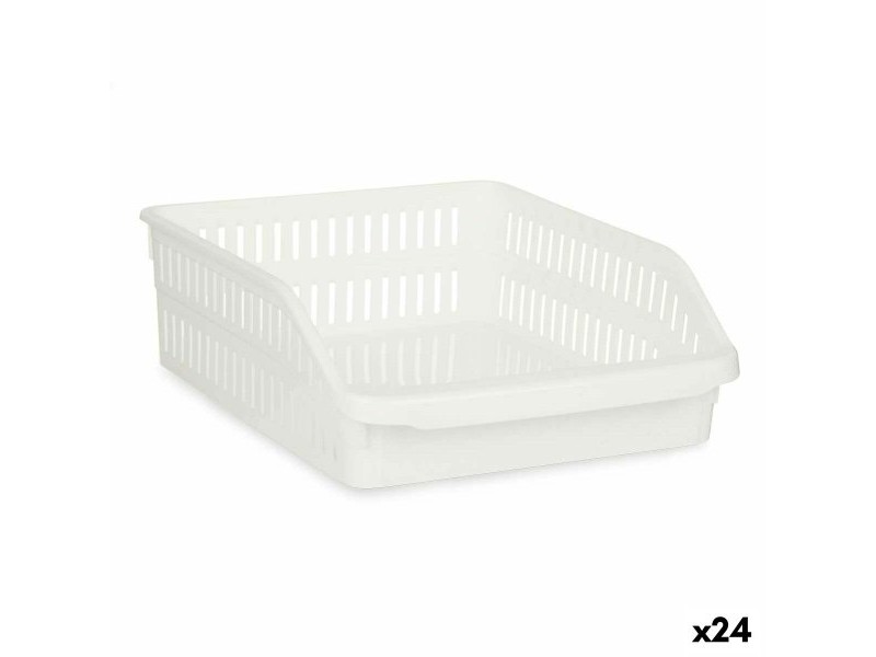 Органайзер за хладилник Kinvara Бял 26 x 9,3 x 30,5 cm