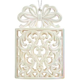 Коледна Украса Krist+ Седеф Пластмаса Пурпурин Подаръчна кутия 7,4 x 11,5 x 4 cm (24 броя)