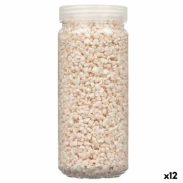 Декоративни Камъни Gift Decor Сметана 2 - 5 mm 700 g 6,5 x 15,5 x 6,5 cm 6,2 x 15,3 x 6,2 cm (12 броя)