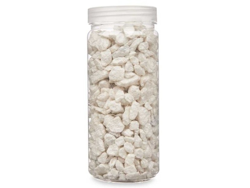 Декоративни Камъни Gift Decor Бял 10 - 20 mm 700 g 6,2 x 15,3 x 6,2 cm 6,5 x 15,8 x 6,5 cm (12 броя)