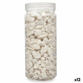 Декоративни Камъни Gift Decor Бял 10 - 20 mm 700 g 6,2 x 15,3 x 6,2 cm 6,5 x 15,8 x 6,5 cm (12 броя)