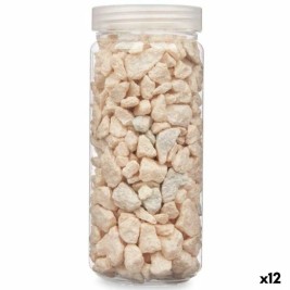 Декоративни Камъни Gift Decor Сметана 10 - 20 mm 700 g 6,5 x 15,5 x 6,5 cm 6,2 x 15,3 x 6,2 cm 6,5 x 15,8 x 6,5 cm (12 броя)