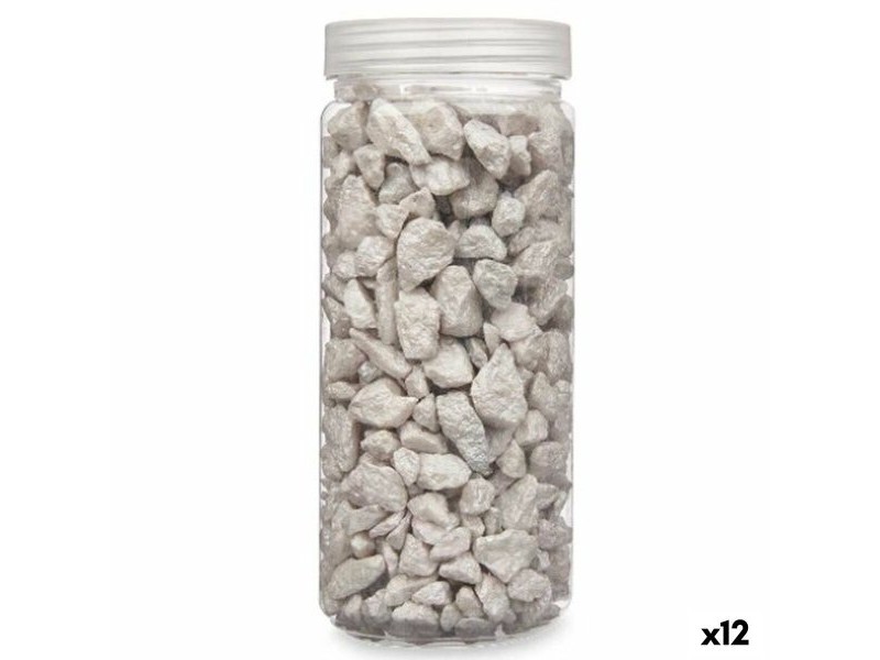 Декоративни Камъни Gift Decor Сив 10 - 20 mm 700 g 6,2 x 15,3 x 6,2 cm 6,5 x 15,8 x 6,5 cm (12 броя)