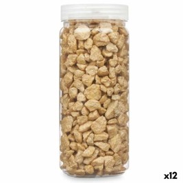 Декоративни Камъни Gift Decor Жълт 10 - 20 mm 700 g 6,5 x 15,5 x 6,5 cm 6,2 x 15,3 x 6,2 cm 6,5 x 15,8 x 6,5 cm (12 броя)