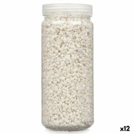 Декоративни Камъни Gift Decor Бял 2 - 5 mm 700 g 6,5 x 15,5 x 6,5 cm 6,2 x 15,3 x 6,2 cm 6,5 x 15,8 x 6,5 cm (12 броя)