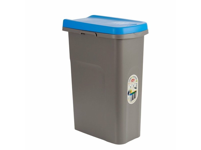 Кошче за боклук Stefanplast Син Сив Пластмаса 25 L (6 броя)