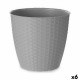 Саксия Stefanplast Сив Пластмаса 24 x 22,3 x 24 cm (6 броя)
