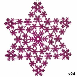 Коледна Украса Krist+ Фуксия Звезда 29 x 0,1 x 32 cm 32 x 32 x 0,1 cm (24 броя)