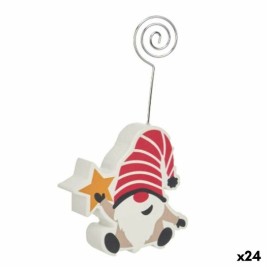 Коледна Украса Krist+ Син Бял Червен Сив Многоцветен Златен Гном Коледна звезда 8,5 x 15,5 x 2 cm 8,5 x 15 x 2 cm (24 броя)