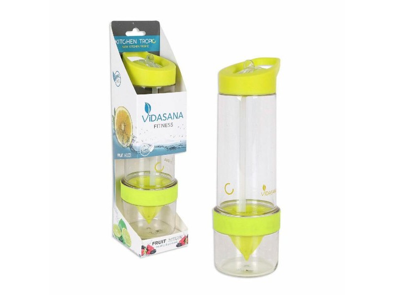 Бутилка Kitchen Tropic Жълт 7,5 x 24,5 cm Смесител (2 броя)