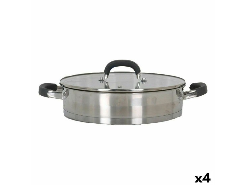 Касерола със Стъклен Капак Quttin 3,1 L (4 броя)